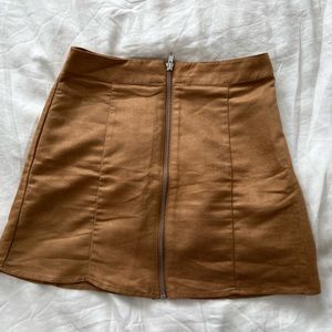 Forever 21 suede mini skirt